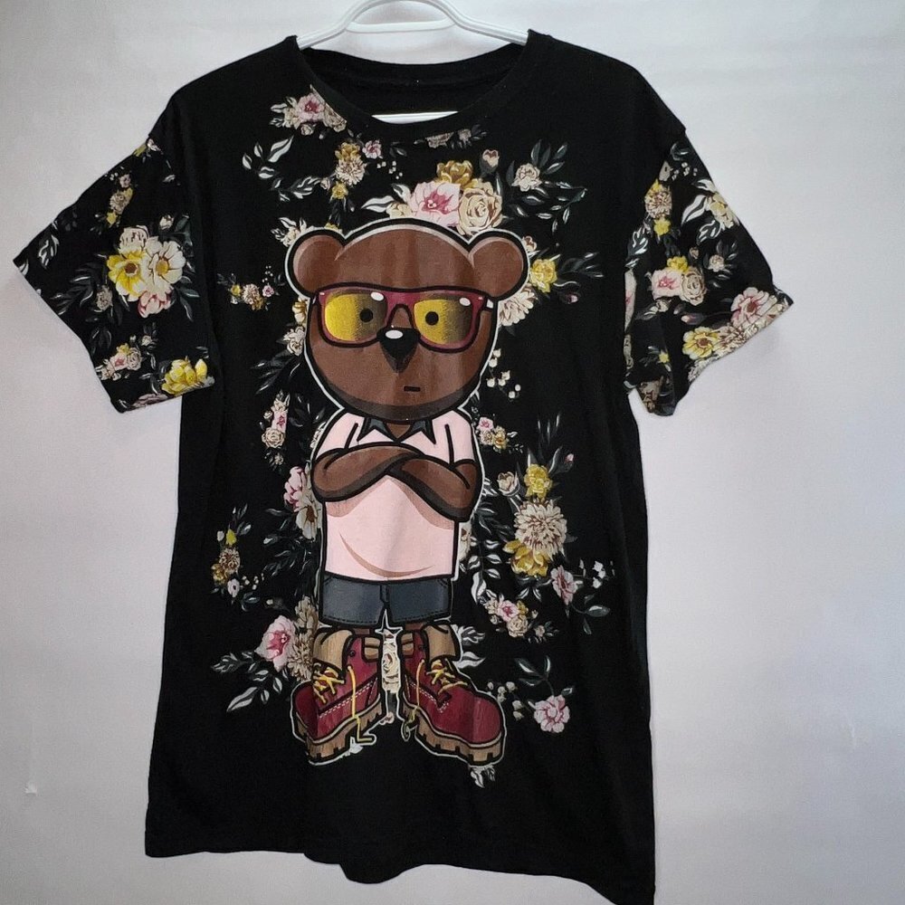 BOYS Teddy Bear Graphic Tee Shirt Size L